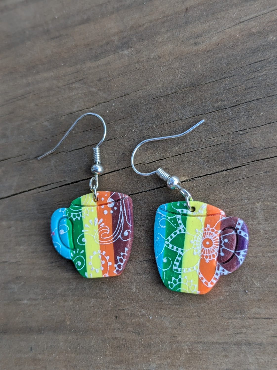 Rainbow Coffee Cups