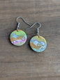 Multicolored Circle Dangles