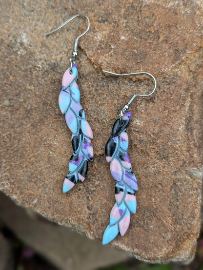 Multicolor Leaf Dangles