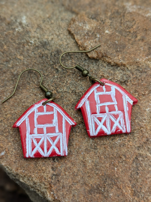 Red Barn Dangles