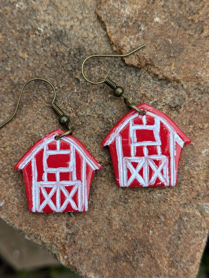 Red Barn Dangles