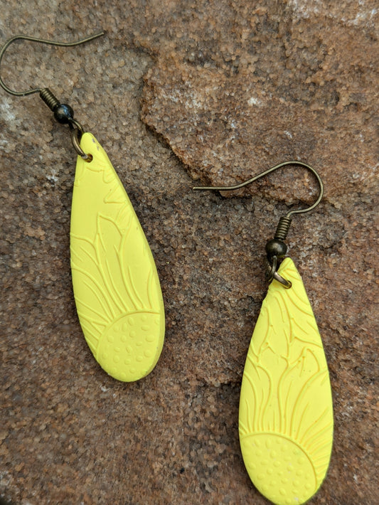 Yellow Sunflower Dangles