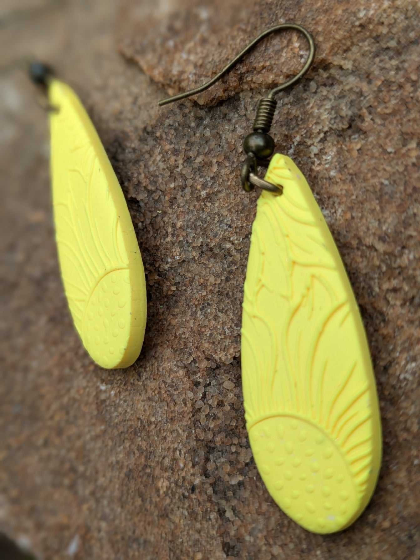 Yellow Sunflower Dangles