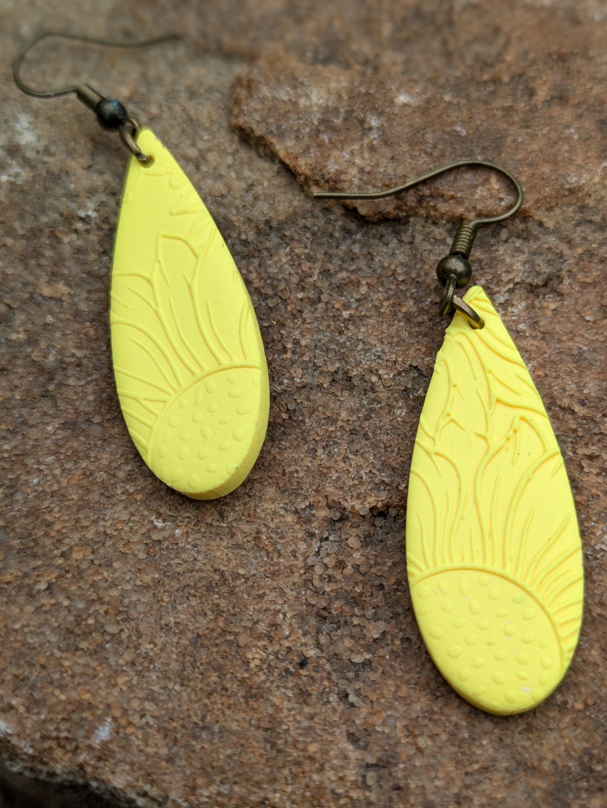 Yellow Sunflower Dangles