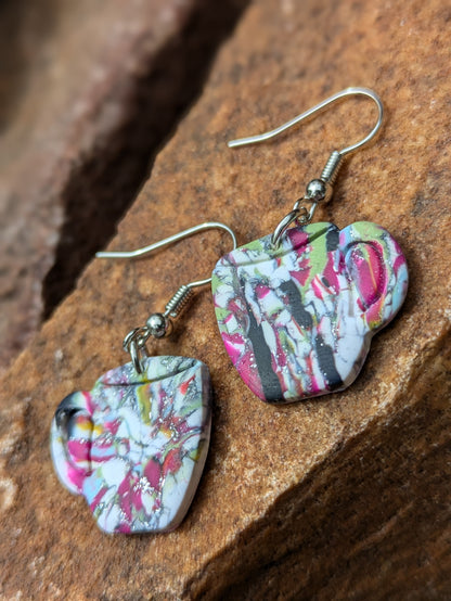 Multicolored Coffee Cup Dangles