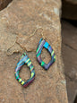 Pop of Color Stripe Dangles