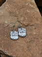 Small Silver Owl Dangles