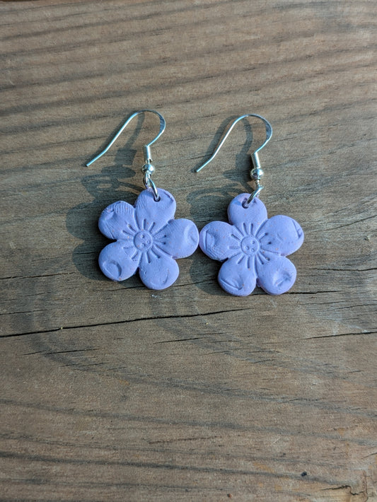 Lilac Flower Dangles