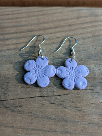 Lilac Flower Dangles