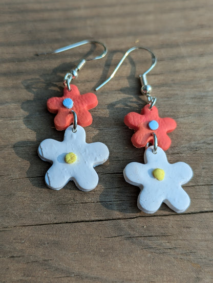 Summer Flower Double Dangles