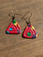 Polka Dot Triangle Dangles