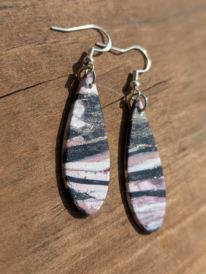 Granite Teardrop Dangles