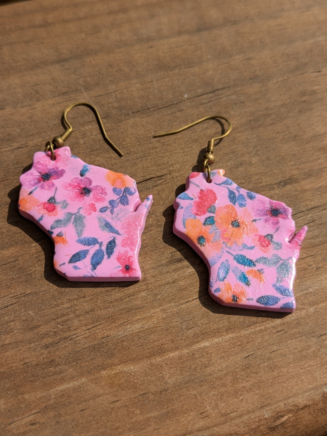 Floral Wisconsin Dangles
