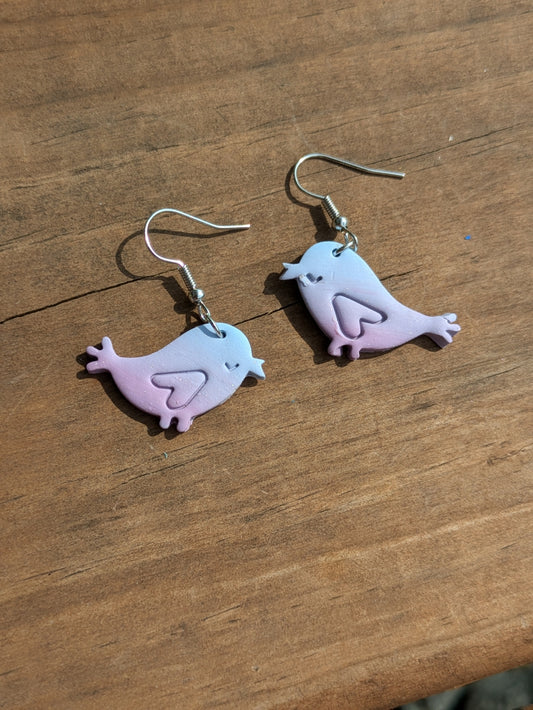 Ombre Lovebird Dangles