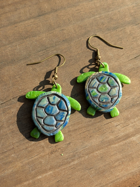 Green Turtle Dangles