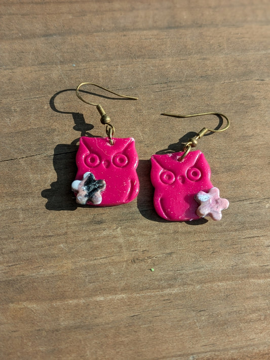 Summer Owl Dangles