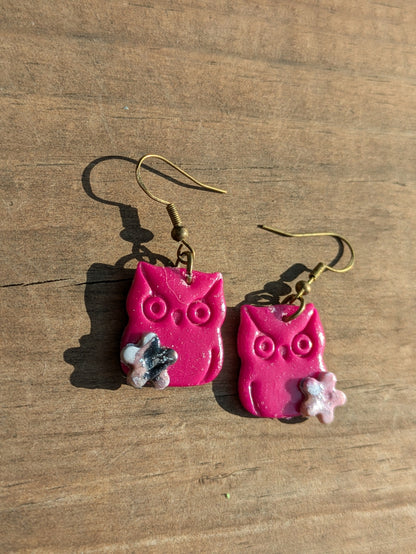 Summer Owl Dangles