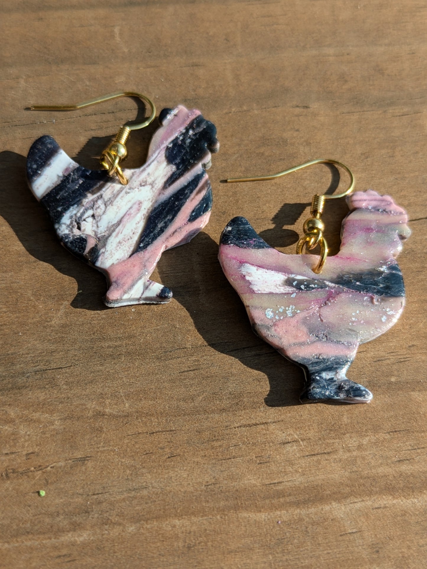 Marble Chicken Dangles