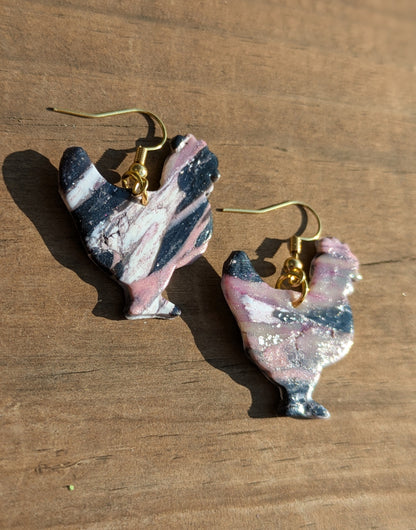 Marble Chicken Dangles