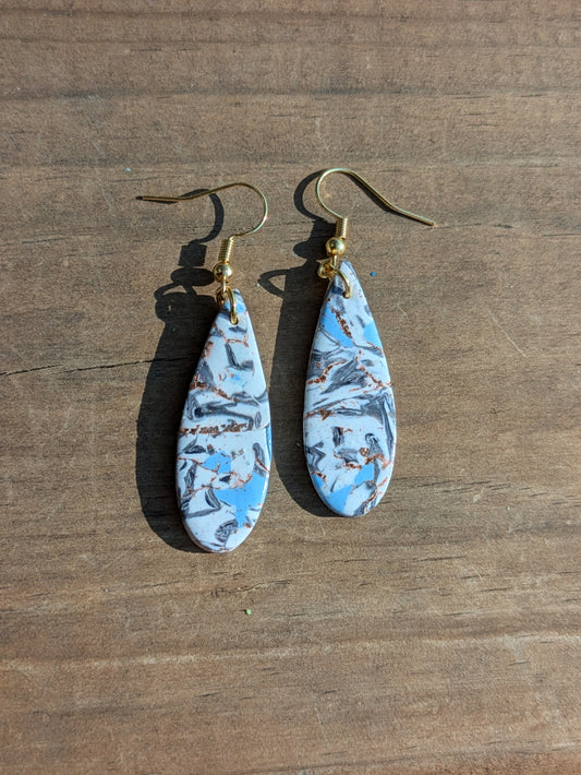 Blue Marble Dangles