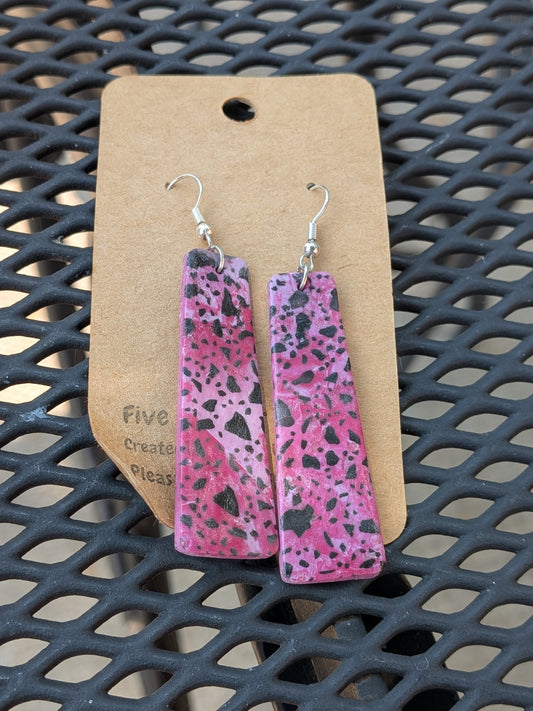 Leopard Print Dangles
