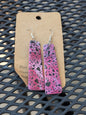 Leopard Print Dangles