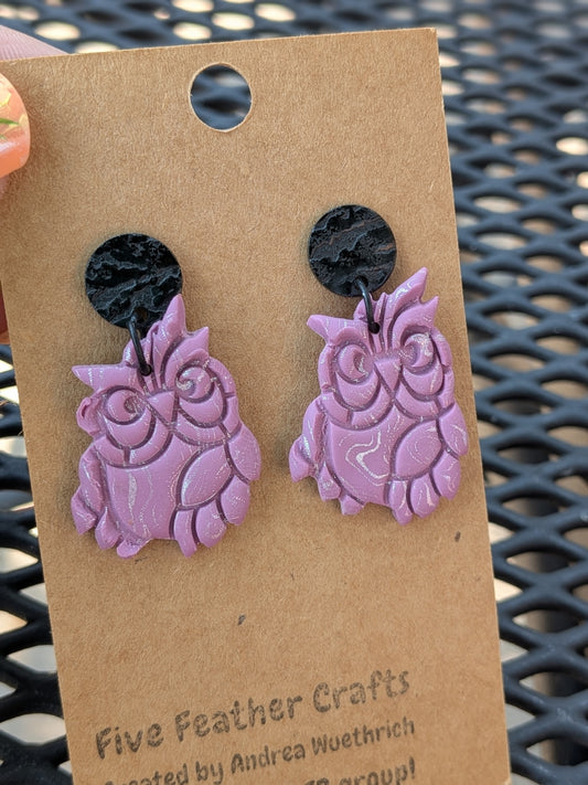 Owl Stud Dangles
