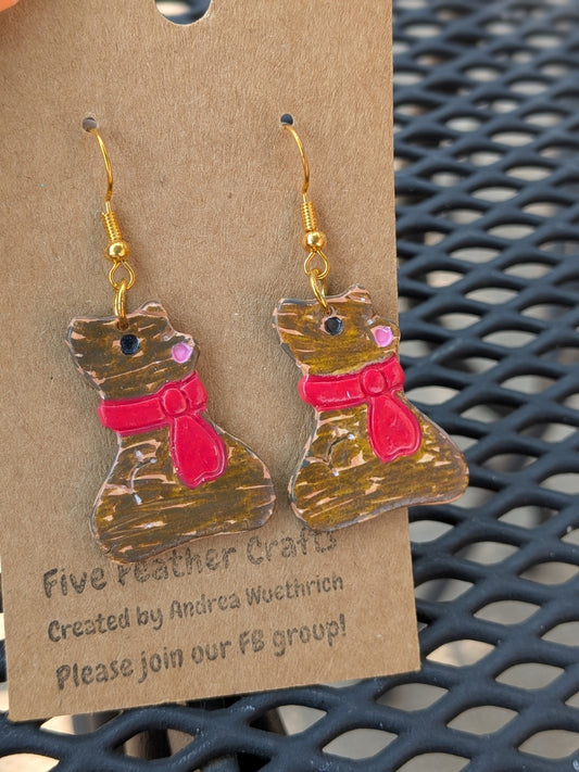 Brown Bear Dangles
