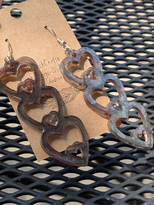Triple Heart Dangles