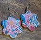 Bright and Cheery Floral Dangles