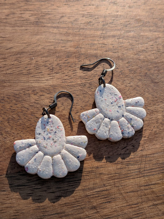 Speckled Fan Dangles