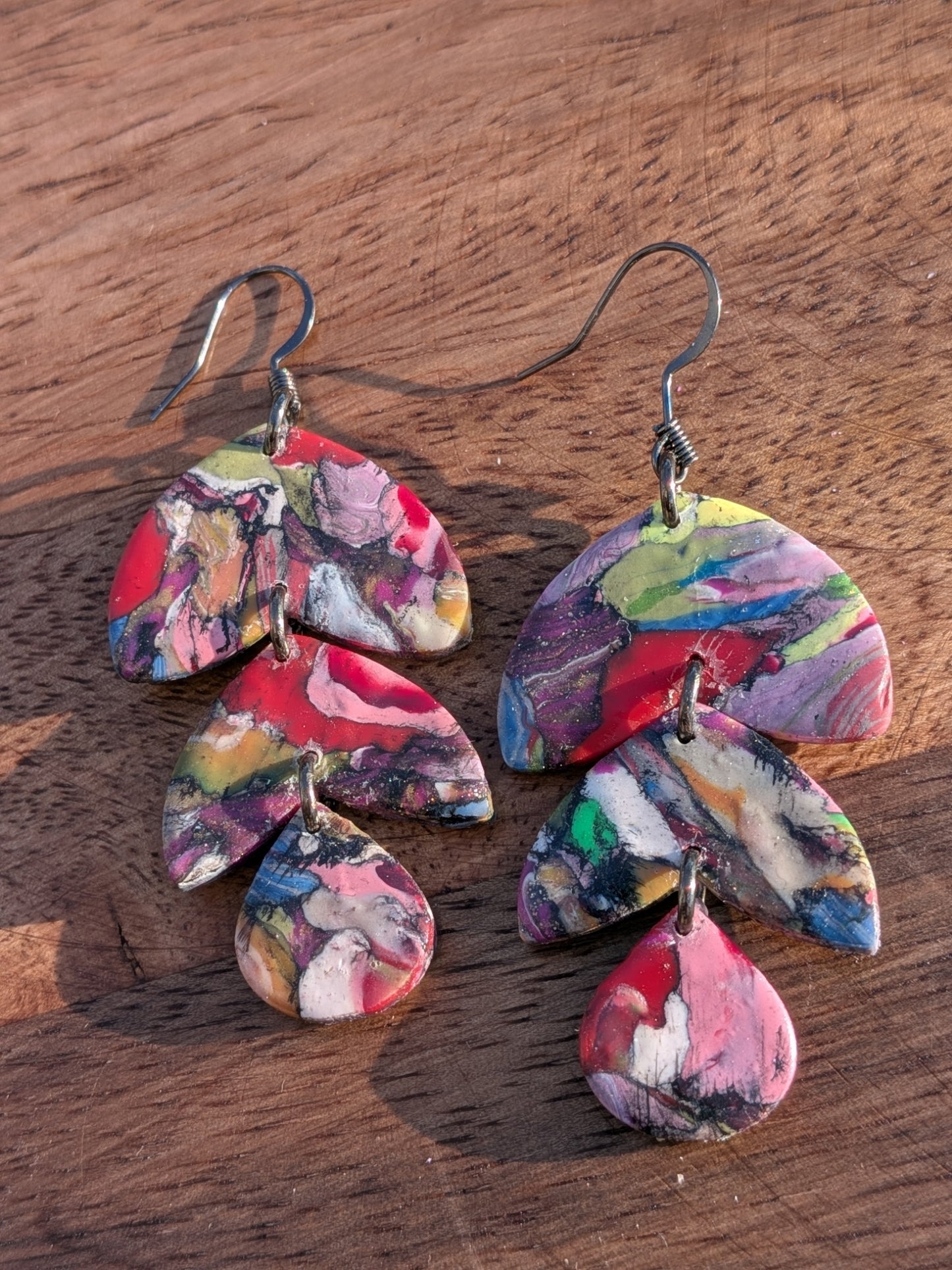 Multicolored Triple Dangle