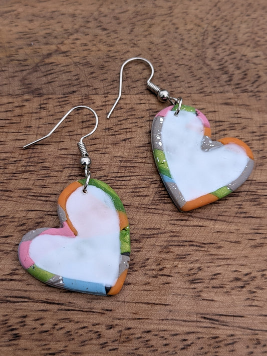 Spring Heart Dangles