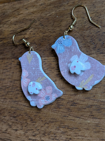 Spring Chick Dangles