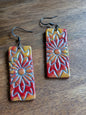Floral Imprint Dangles