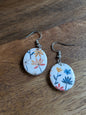 Floral Print Dangles