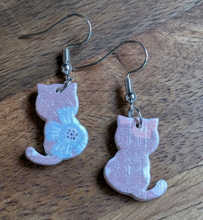 Cat Silhouette Dangles