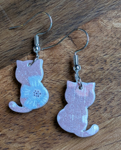 Cat Silhouette Dangles