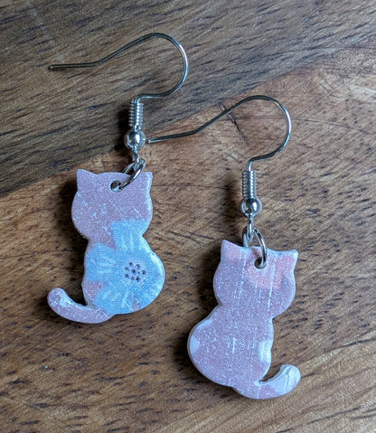 Cat Silhouette Dangles